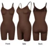 Brown Full Body Shapewear Bodysuit – Lifestyle View
